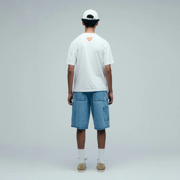 HUMAN MADE DENIM PAINTER SHORTS