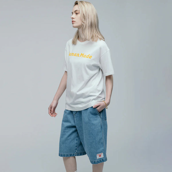 HUMAN MADE DENIM PAINTER SHORTS