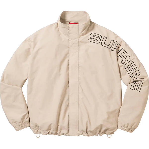 SUPREME SPELLOUT EMBROIDERED TRACK JACKET