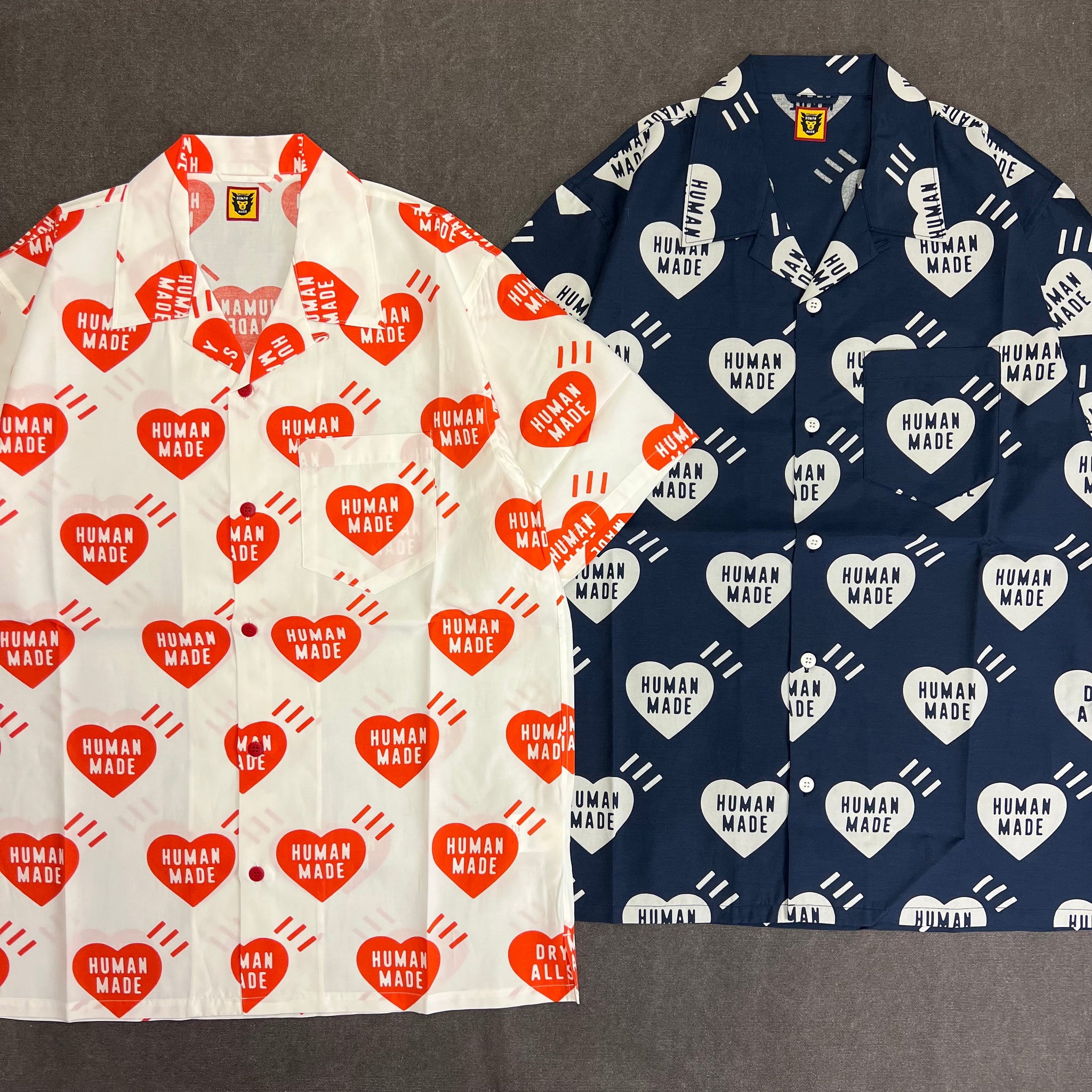 HUMAN MADE HEART PATTERN ALOHA SHIRT L HUMAN MADE HEART PATTERN ALOHA SHIRT L