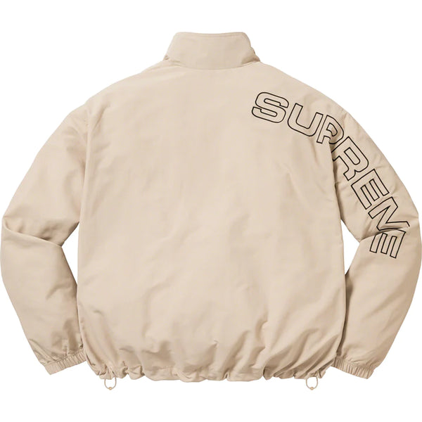 SUPREME SPELLOUT EMBROIDERED TRACK JACKET