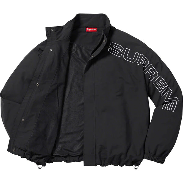 SUPREME SPELLOUT EMBROIDERED TRACK JACKET