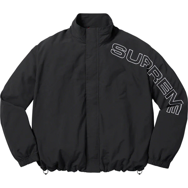 SUPREME SPELLOUT EMBROIDERED TRACK JACKET