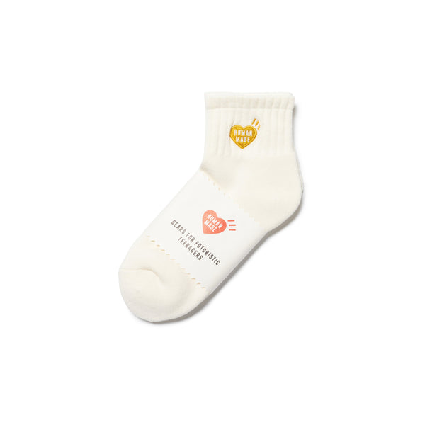 HUMAN MADE SHORT PILE SOCKS(YELLOW HEART)