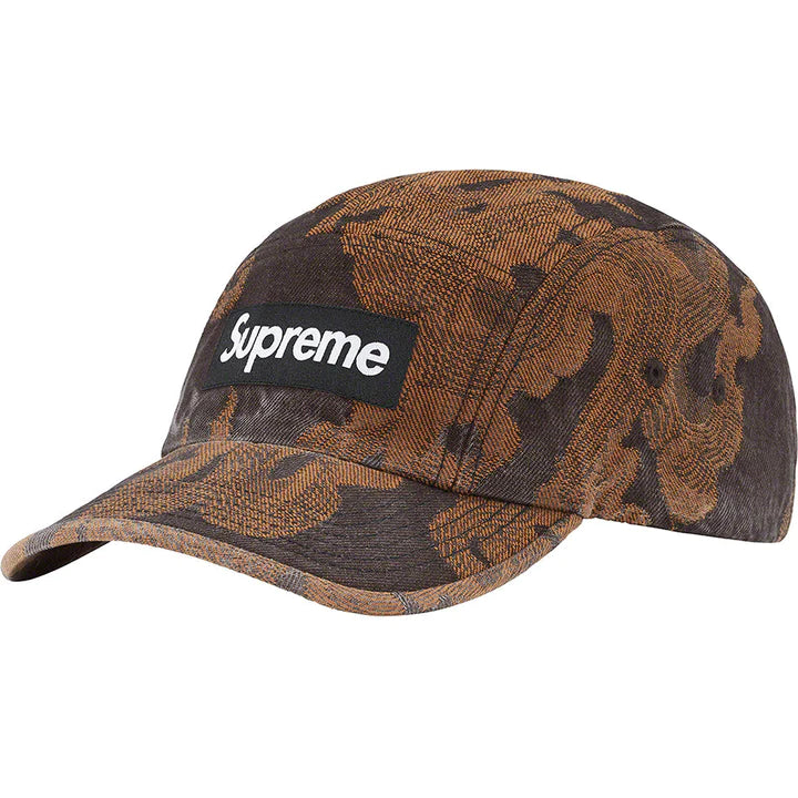 SUPREME FLAMES JACQUARD DENIM CAMP CAP – Trade Point_HK