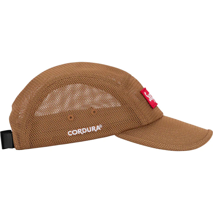 在庫処分】 mesh 【新品】supreme cordura sand cap camp キャップ