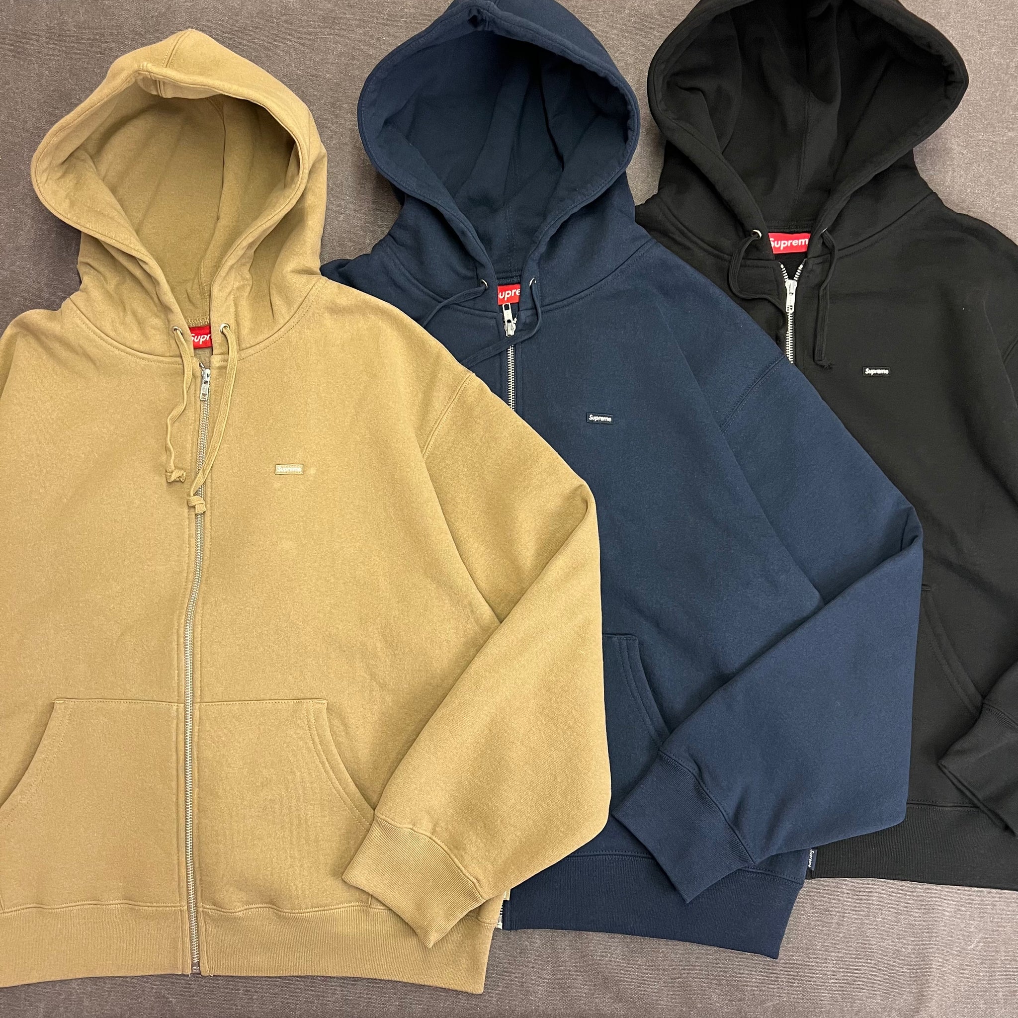 Supreme small box zip up sweatshirt hotsell