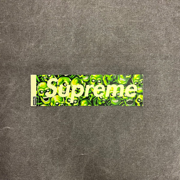Supreme skull box logo sticker best sale