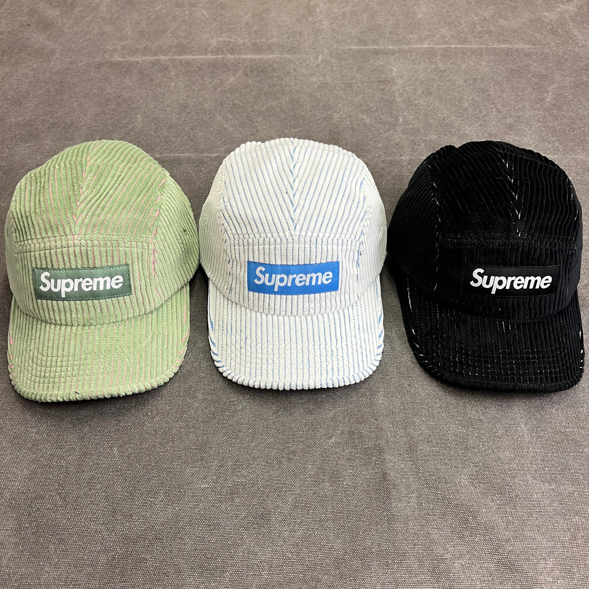 SUPREME 2 TONE CORDUROY CAMP CAP