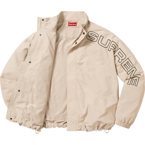 SUPREME SPELLOUT EMBROIDERED TRACK JACKET