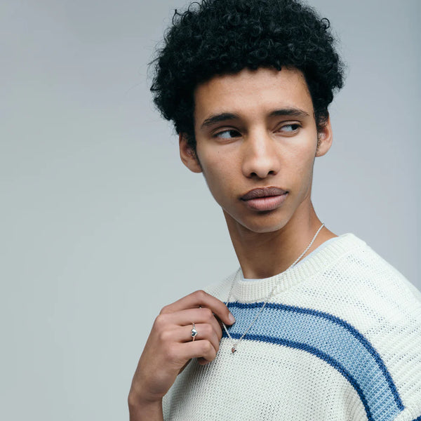 HUMAN MADE HEART SILVER NECKLACE