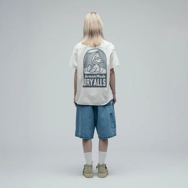 HUMAN MADE DENIM PAINTER SHORTS