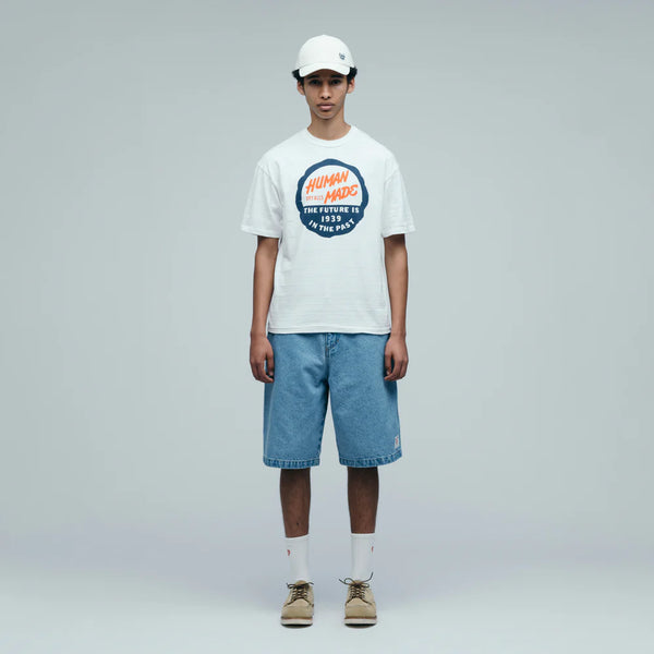 HUMAN MADE DENIM PAINTER SHORTS