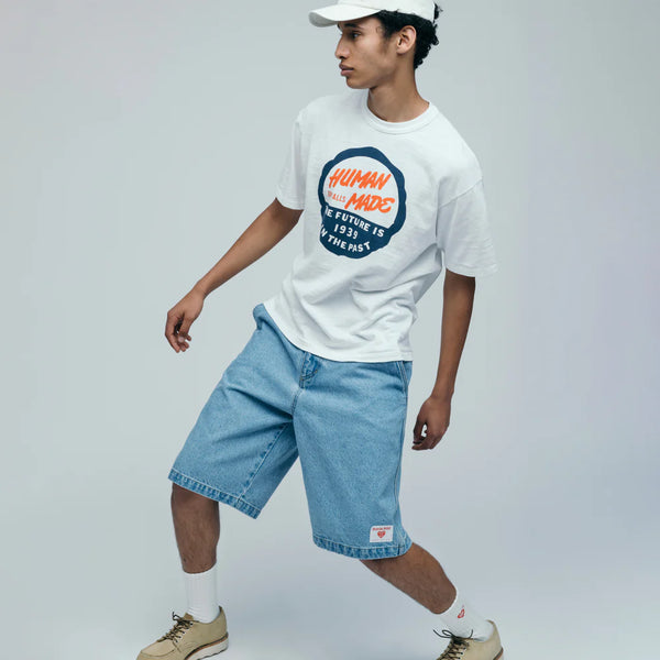 HUMAN MADE DENIM PAINTER SHORTS