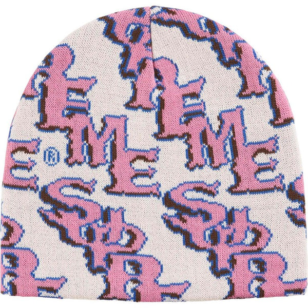 SUPREME SLANTED GOTHIC OUTLINE BEANIE