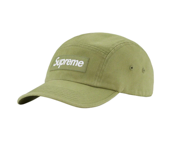 SUPREME WASHED CHINO TWILL CAMP CAP