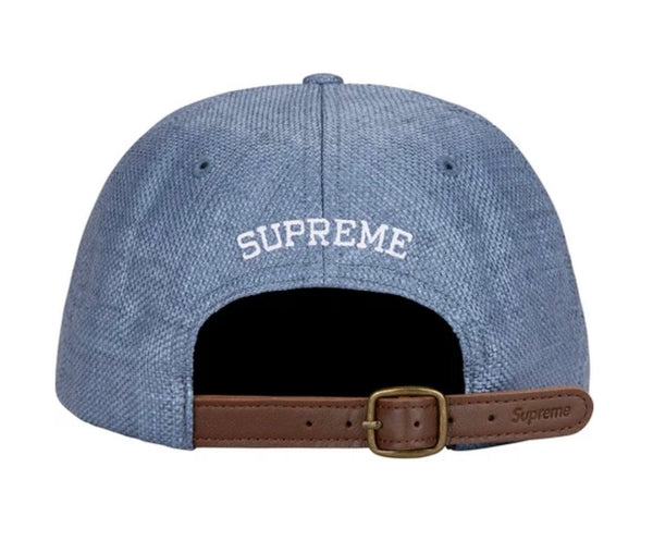 SUPREME RAFFIA S LOGO 6-PANEL