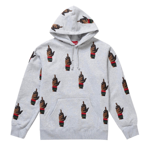 SUPREME DEAD PREZ RBG EMBROIDERED HOODED SWEATSHIRT