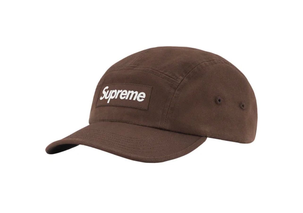 Supreme Washed Chino Twill Camp Cap 茶 Washed Chino Twill Camp Cap | Supreme 25ss