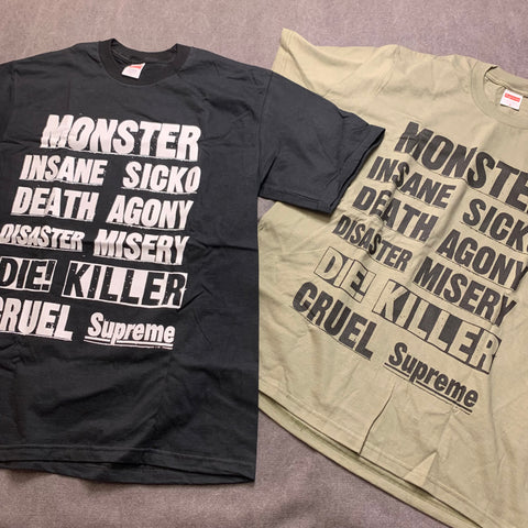 SUPREME MONSTER TEE