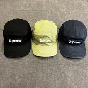 SUPREME WASHED CHINO TWILL CAMP CAP