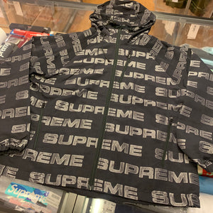 SUPREME LOGO RIPSTOP HOODED TRACK JACKET