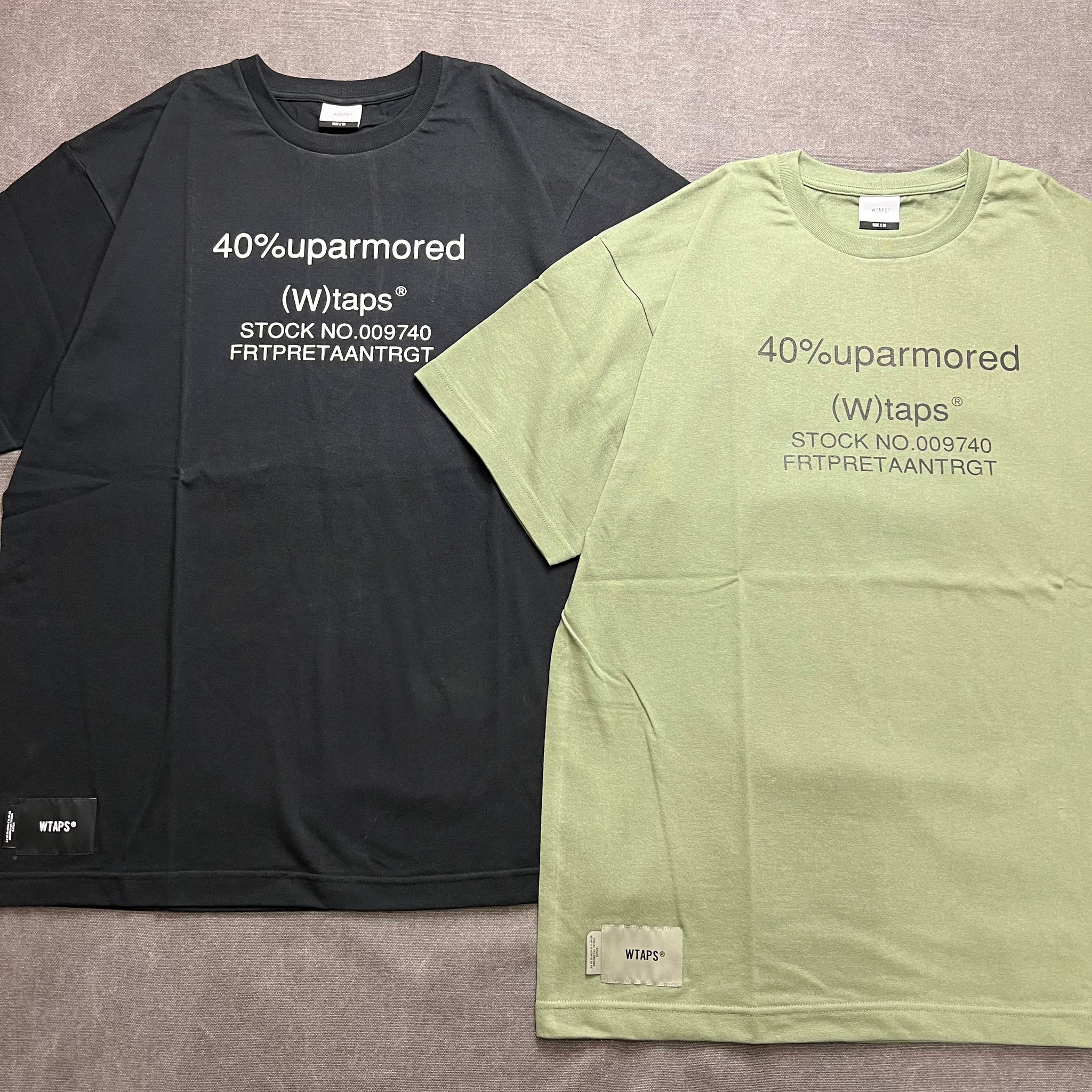 トップス wtaps 40PCT UPARMORED LS COTTON M black WTAPS 40PCT UPARMORED SS COTTON TEE – Trade Point_HK