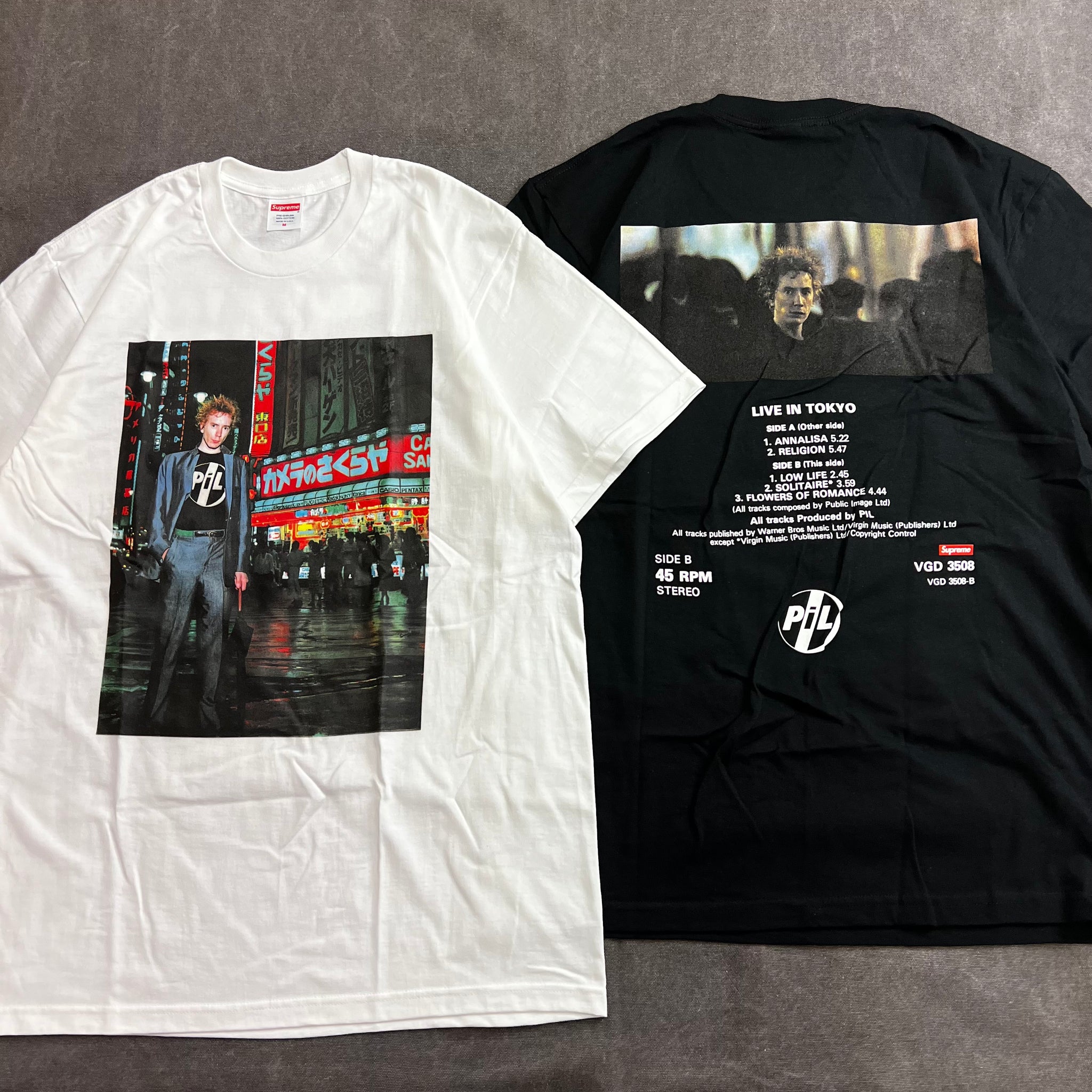 SUPREME PIL LIVE IN TOKYO TEE