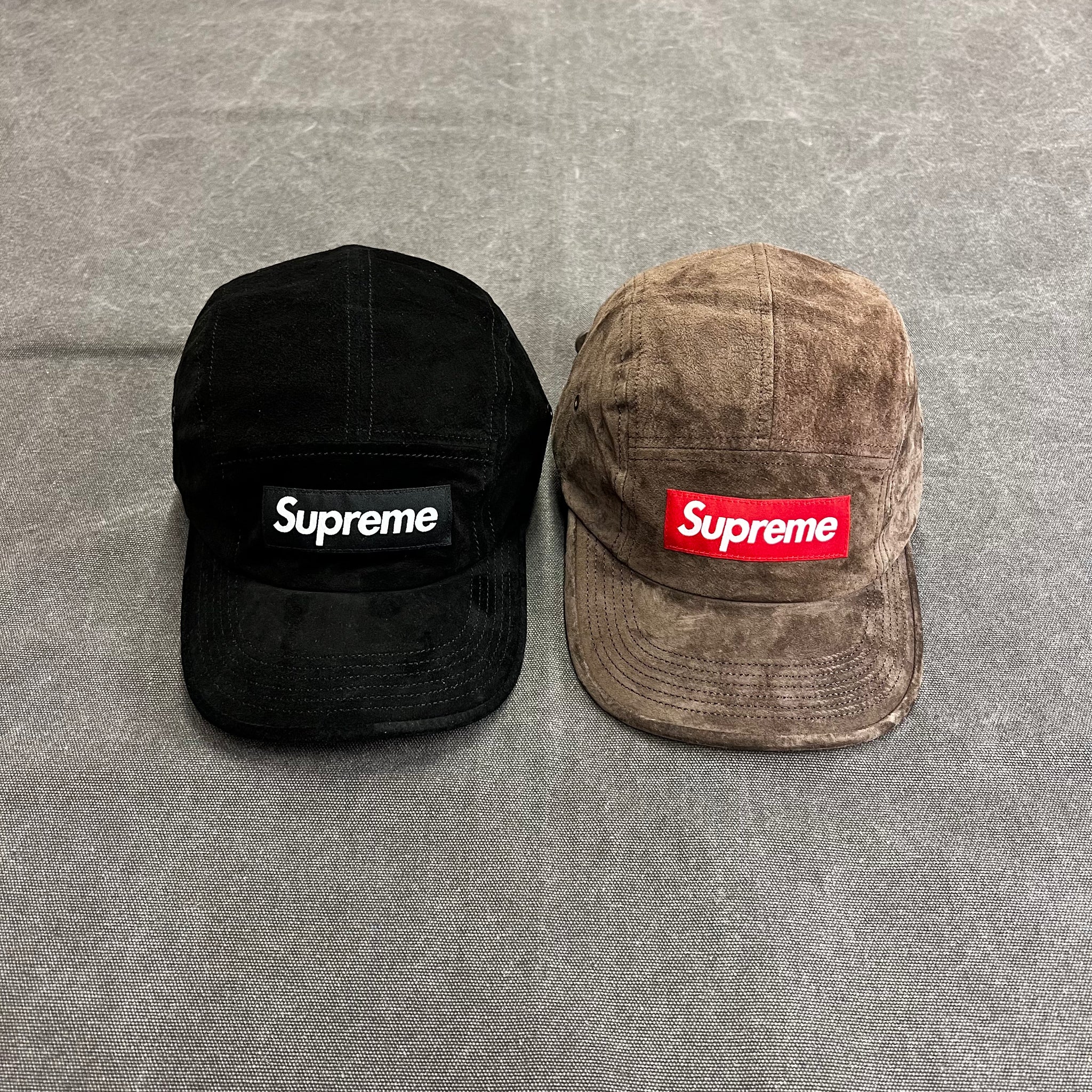 SUPREME SUEDE CAMP CAP