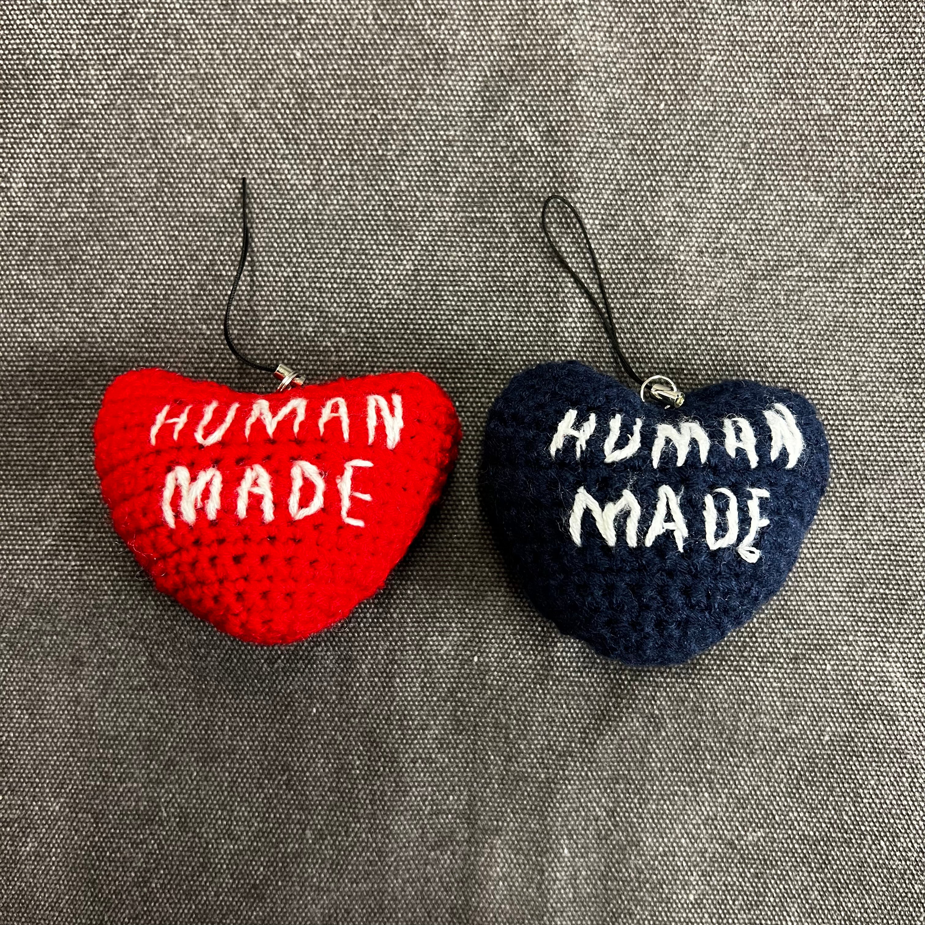 店舗限定 HUMAN MADE CROCHETED HEART 2色セット