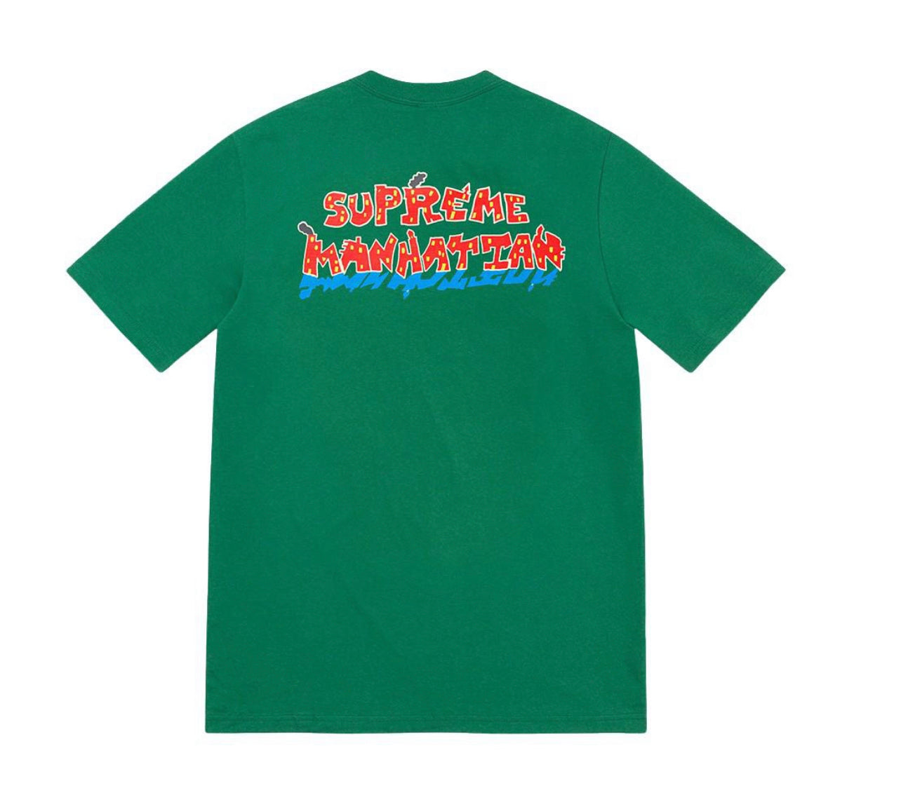 美品　Supreme Manhattan Tee White M Supreme Manhattan Tee White