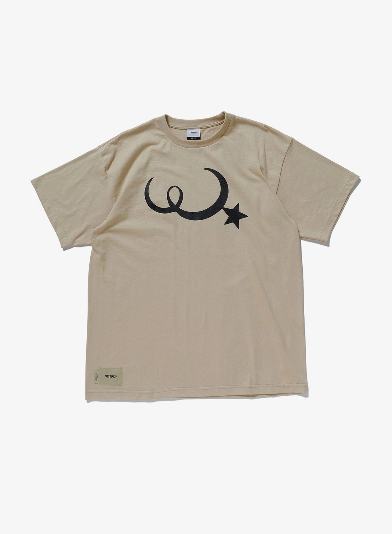 【希少オリジナル】WTAPS Moon u0026 Star プリントTシャツ 04 XL WTAPS MOON \u0026 STAR TEE 大きいサイズ ダブルタップス ムーン スター バック プリント ミリタリー ホワイト ブラック  ビッグ Tシャツ
