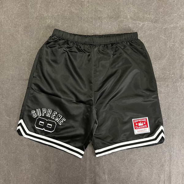 SUPREME MITCHELL & NESS SATIN BASKETBALL SHORT