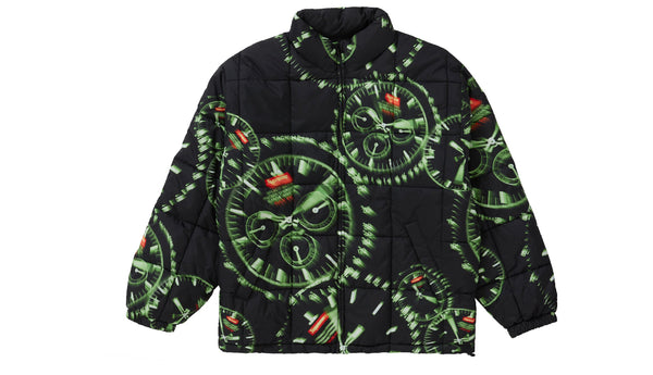 SUPREME WATCHES REVERSIBLE  PUFFY JACKET