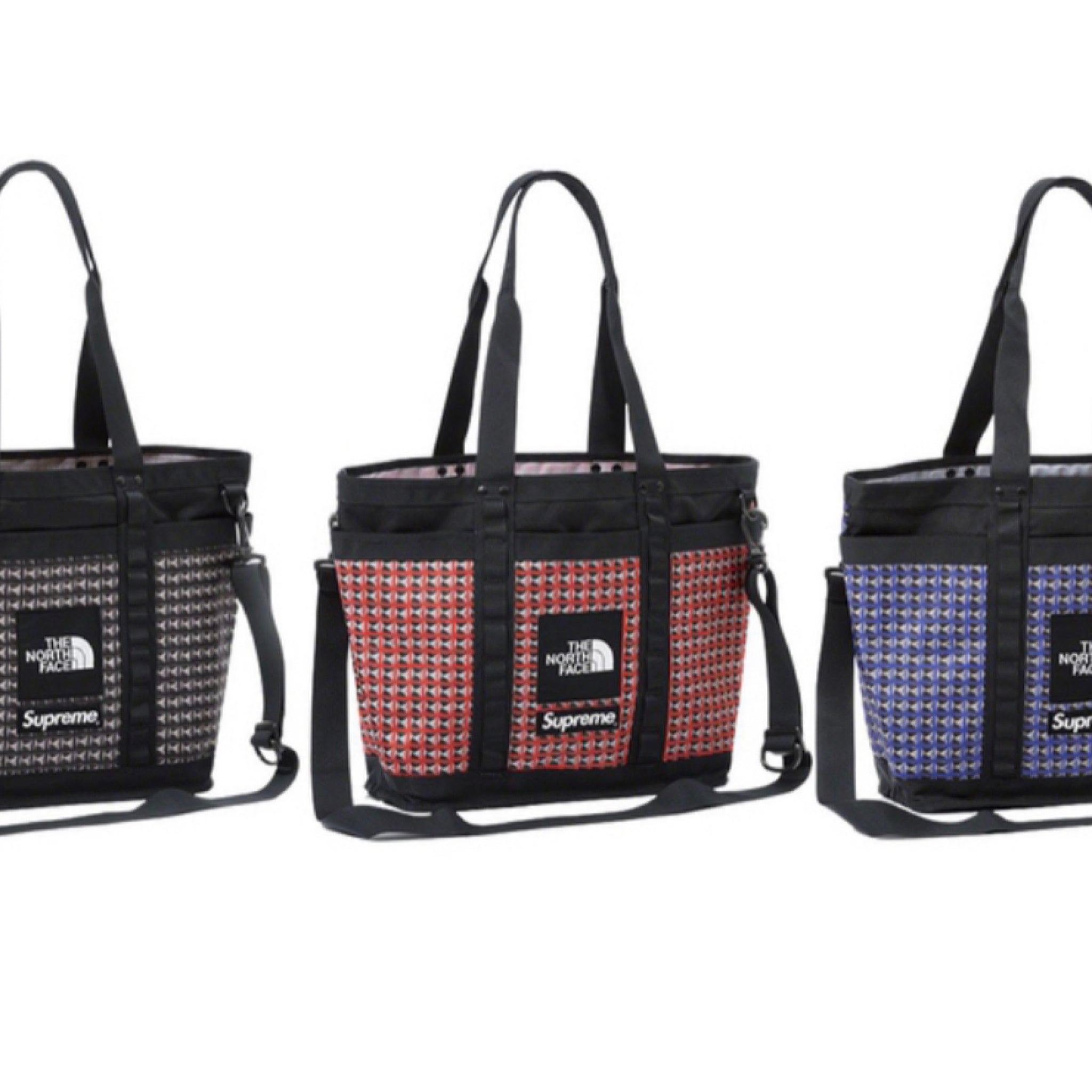 SUPREME THE NORTH FACE STUDDED EXPLORE UTILITY TOTE – Trade Point_HK