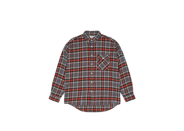 PALACE SKATEBOARDS FLANNEL DROP SHOULDER SHIRT