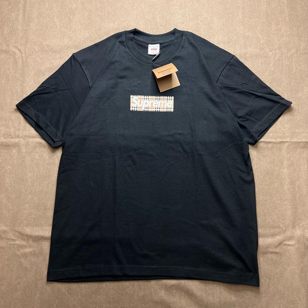 SUPREME BURBERRY BOX LOGO TEE