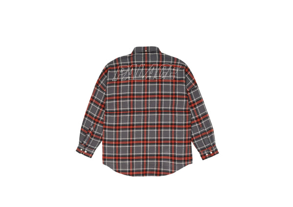 PALACE SKATEBOARDS FLANNEL DROP SHOULDER SHIRT