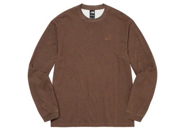 SUPREME THE NORTH FACE PIGMENT PRINTED LS TOP