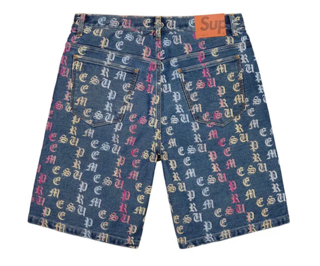 SUPREME GRADIENT JACQUARD DENIM SHORT – Trade Point_HK