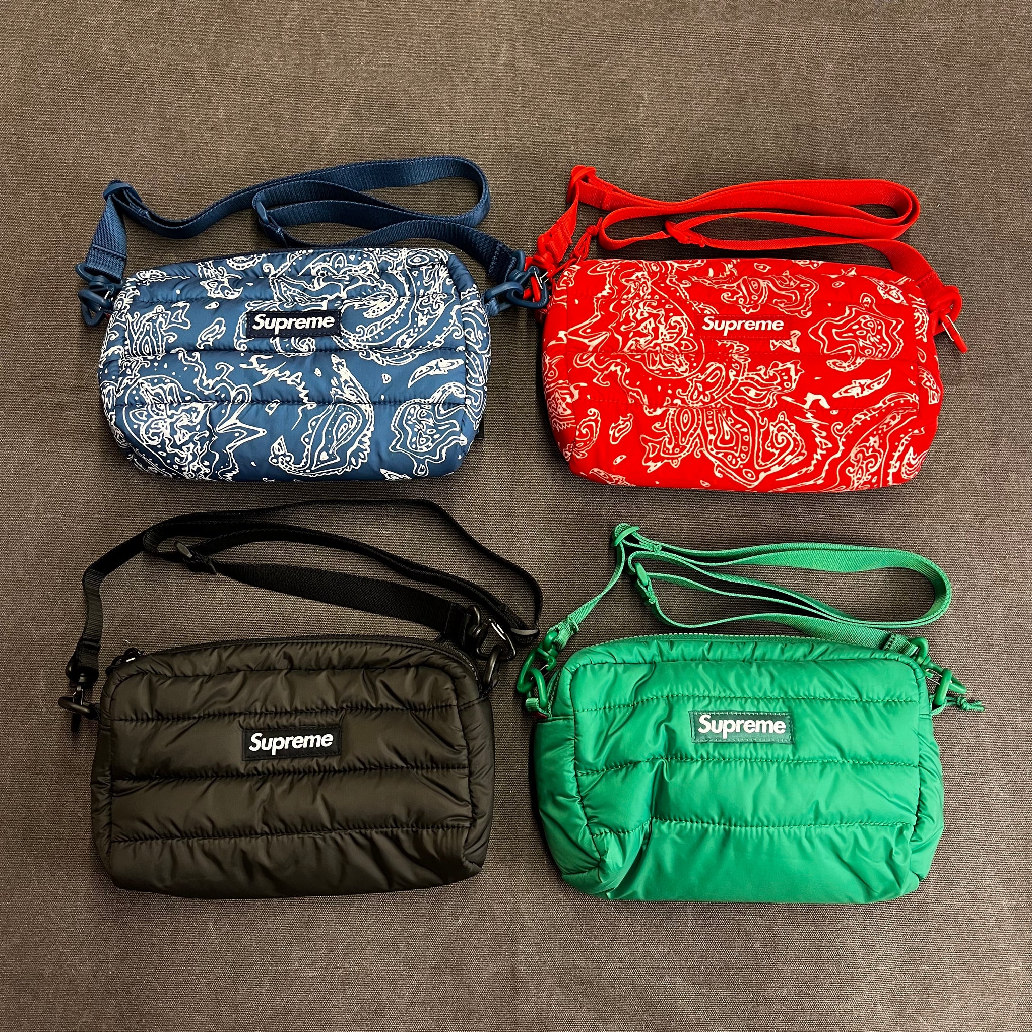 SUPREME PUFFER SIDE BAG