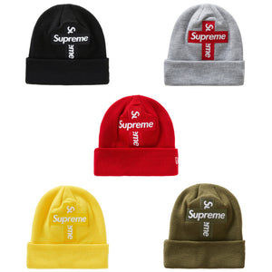 SUPREME NEW ERA CROSS BOX LOGO BEANIE