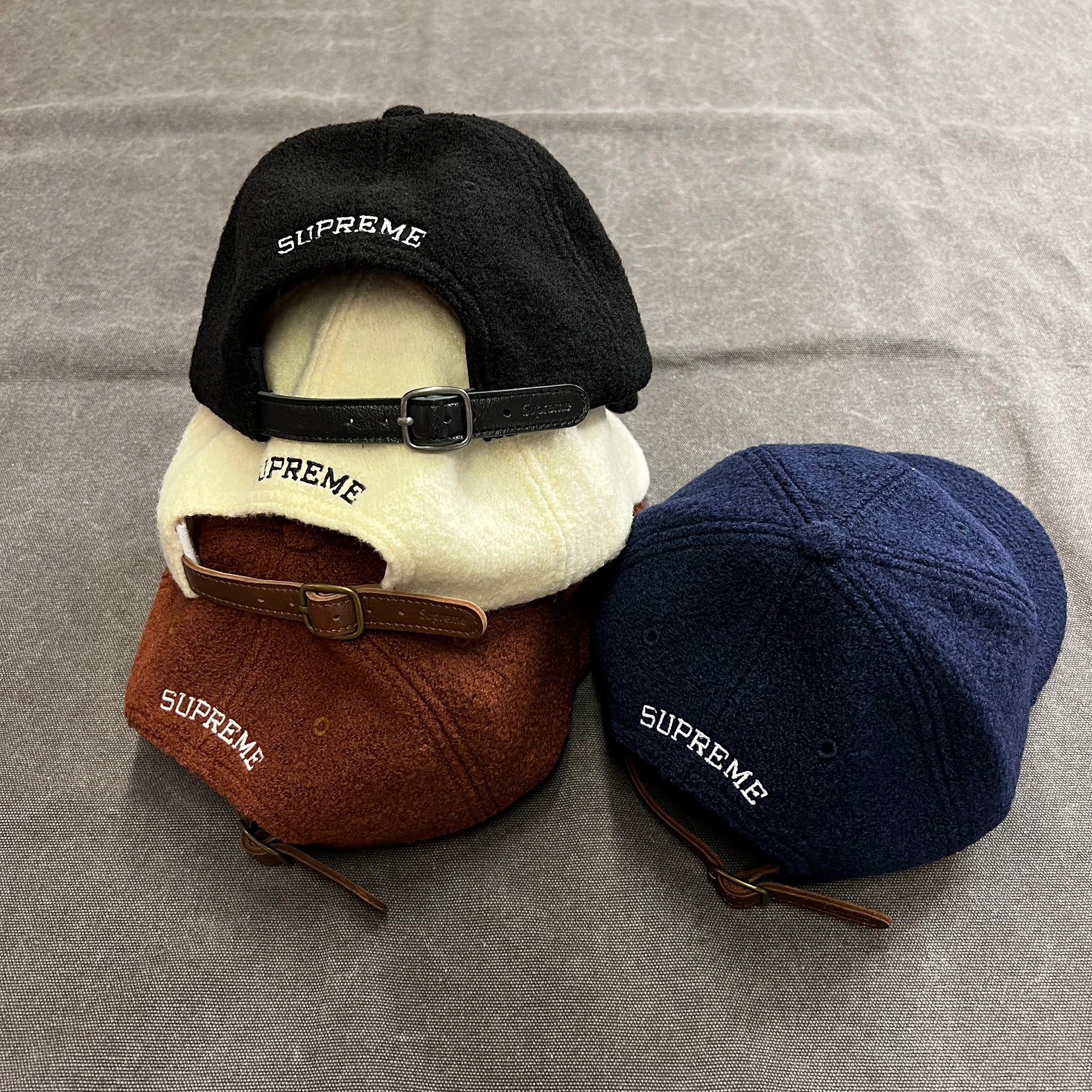 SUPREME BOILED WOOL S LOGO 6 PANEL – Trade Point_HK