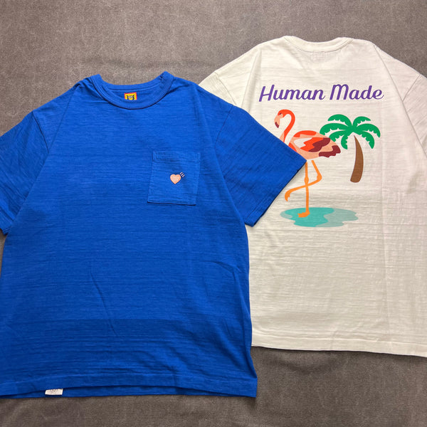 HUMAN MADE FLAMINGO POCKET T-SHIRT XL - Tシャツ/カットソー(半袖/袖 ...