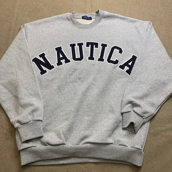 NAUTICA JP ARCH LOGO CREWNECK SWEATSHIRT