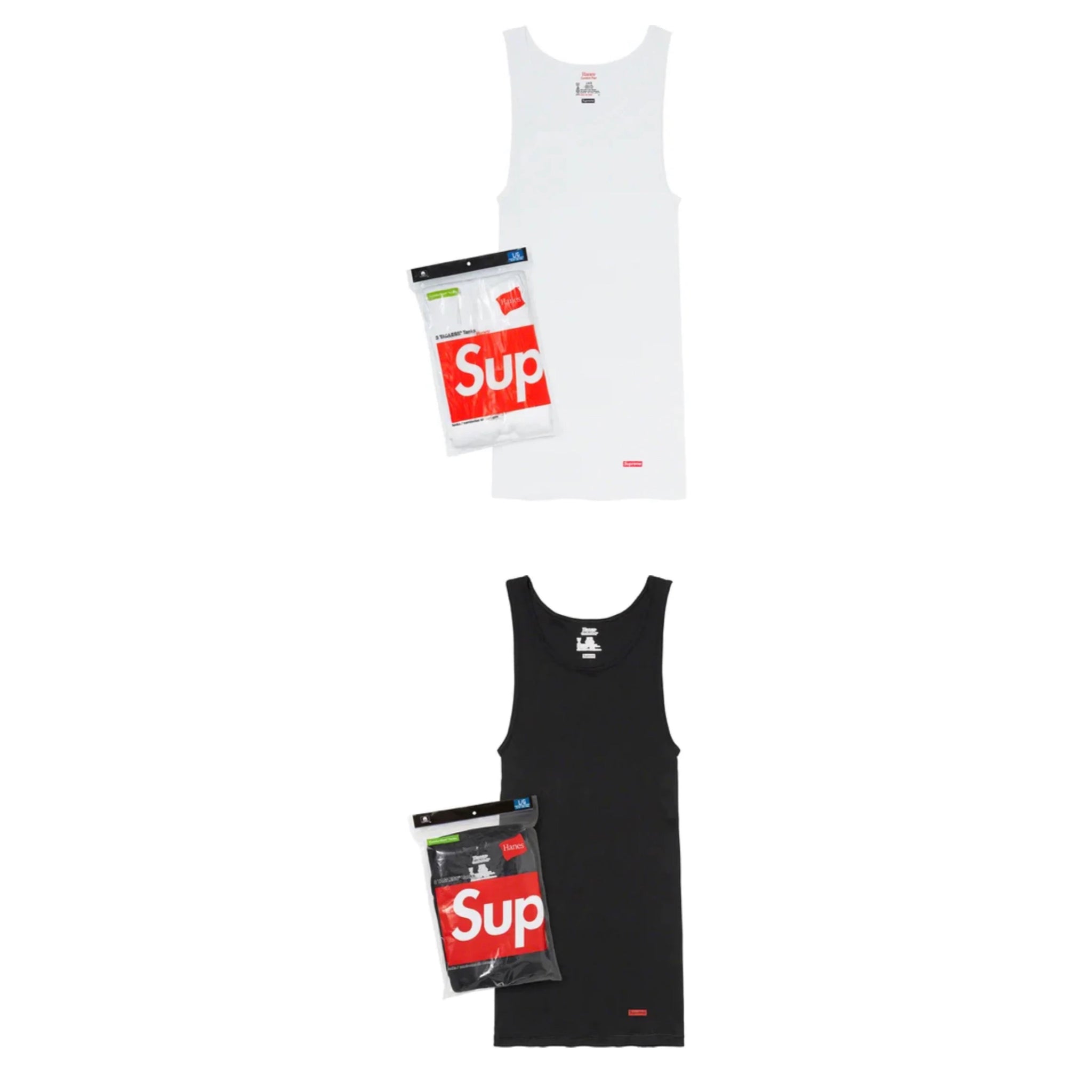 SUPREME HANES TAGLESS TANK TOP (3 PACK) – Trade Point_HK