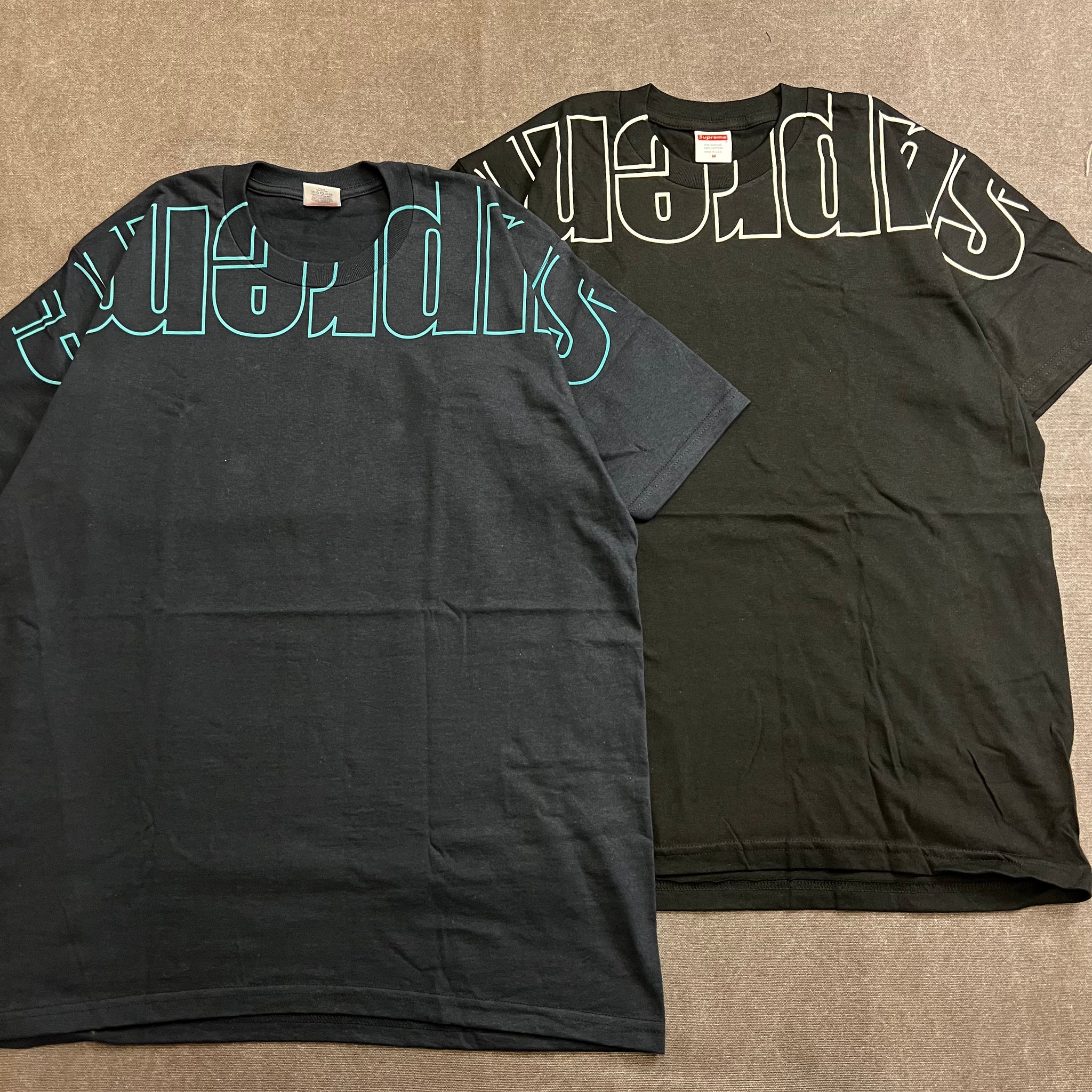 Upside down supreme shirt best sale