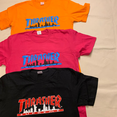 SUPREME THRASHER SKYLINE TEE