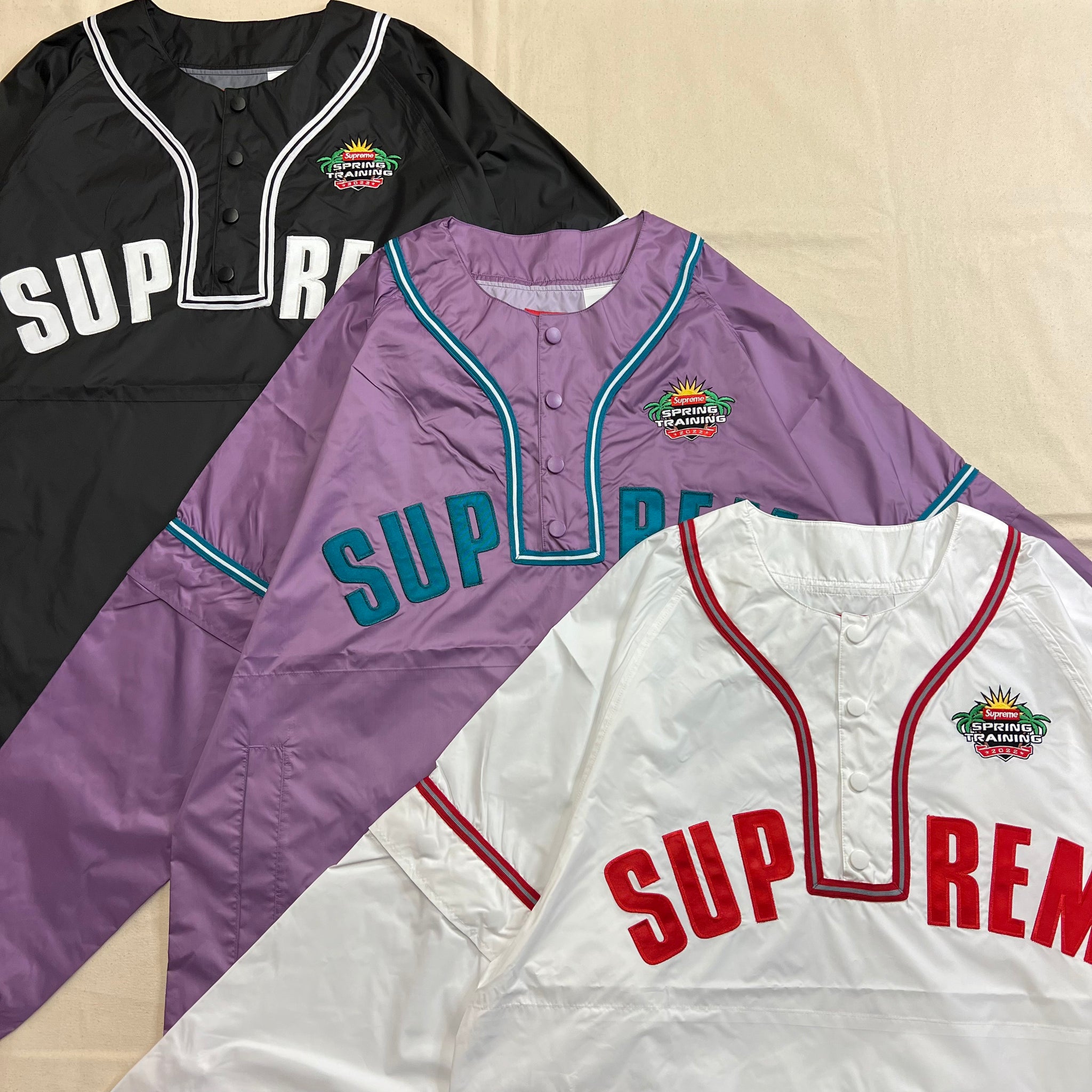 SUPREME SNAP-OFF SLEEVE L/S BASEBALL TOP – Trade Point_HK