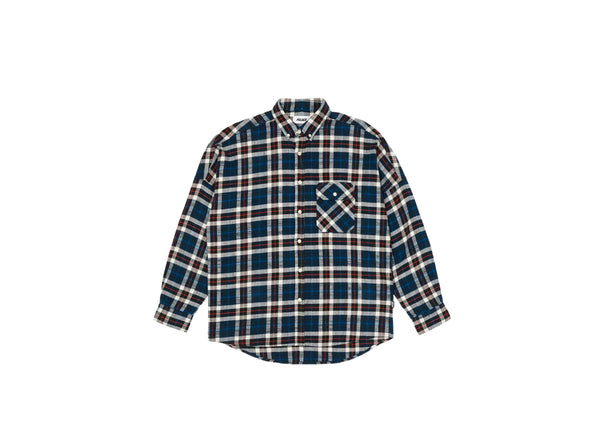 PALACE SKATEBOARDS FLANNEL DROP SHOULDER SHIRT